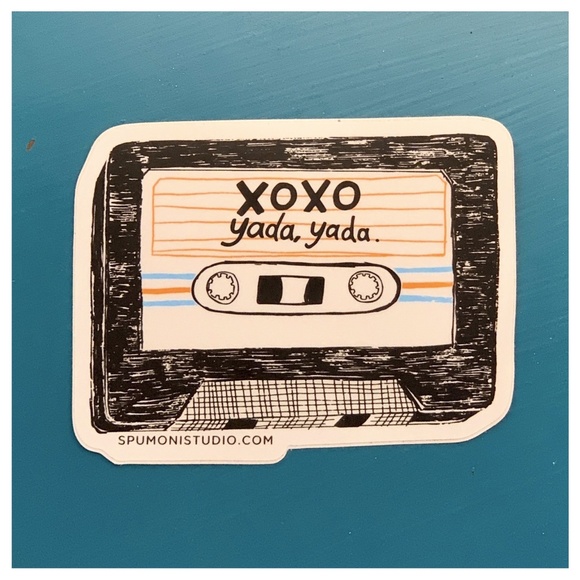 XOXO Yada Yada Mix Tape Sticker - Picture 3 of 3